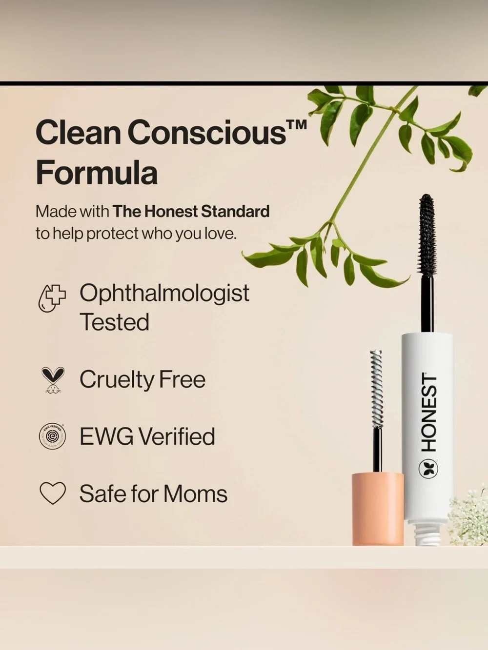 The Honest Company Essentials Mascara full size NWT Black